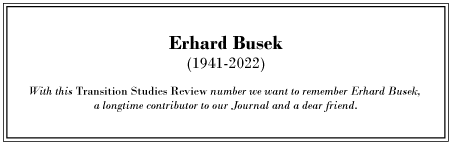obituary Erhard Busek